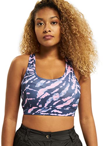 Urban Classics Damen TB3441-Ladies Tie Dye Bra BH, darkshadow/pink, XS von Urban Classics