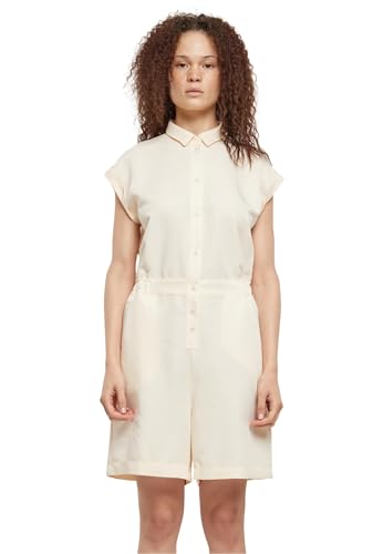 Urban Classics Damen Trainingsanzug Ladies Viscose Twill Jumpsuit, Twill Jumpsuit für Frauen, mit Gürtel, erhältlich in verschiedenen Farben, Größen XS-5XL von Urban Classics