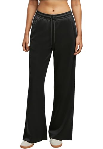 Urban Classics Damen Trainingshose Ladies Wide Leg Track Pants, lässige Damen Sporthose mit weitem Bein, High Waist, Größen XS - 5XL von Urban Classics