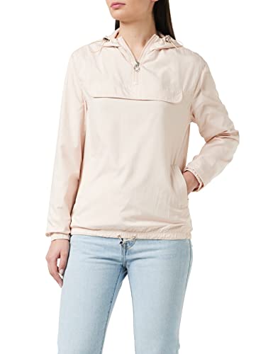 Urban Classics Damen Übergangs-Jacke Ladies Basic Pull-Over Jacket ,light pink ,XS von Urban Classics