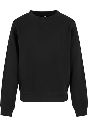 Urban Classics Damen Uck6855-girls Oversized Light Terry Crewneck Sweatshirt, Schwarz, 110-116 EU von Urban Classics