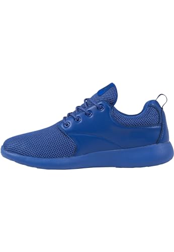 Urban Classics Damen und Herren Light Runner Shoe, Low-Top Sneaker für Damen und Herren, Sportschuhe mit Schnürung, Cobaltblue, Größe 37 von Urban Classics