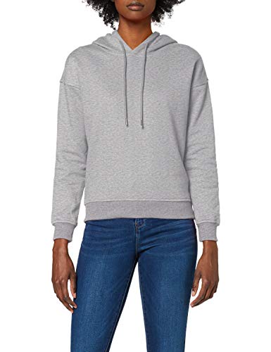 Urban Classics TB1524 Damen Kapuzenpullover Ladies Hoodie, Grau (grey 111), Small von Urban Classics