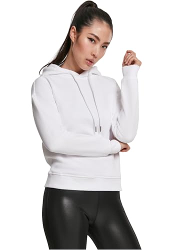 Urban Classics TB1524 Damen Kapuzenpullover Ladies Hoodie, Weiß (white 220), Large von Urban Classics