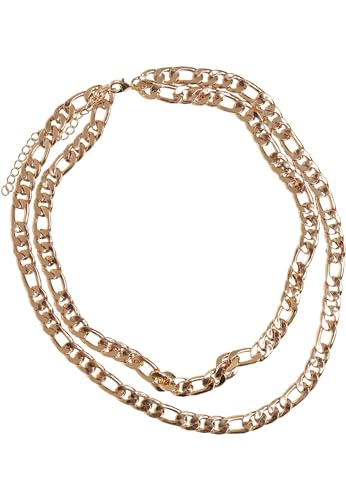 Urban Classics Figaro Layering Necklace gold one size Urban Classics Figaro Layering Necklace gold one size von Urban Classics