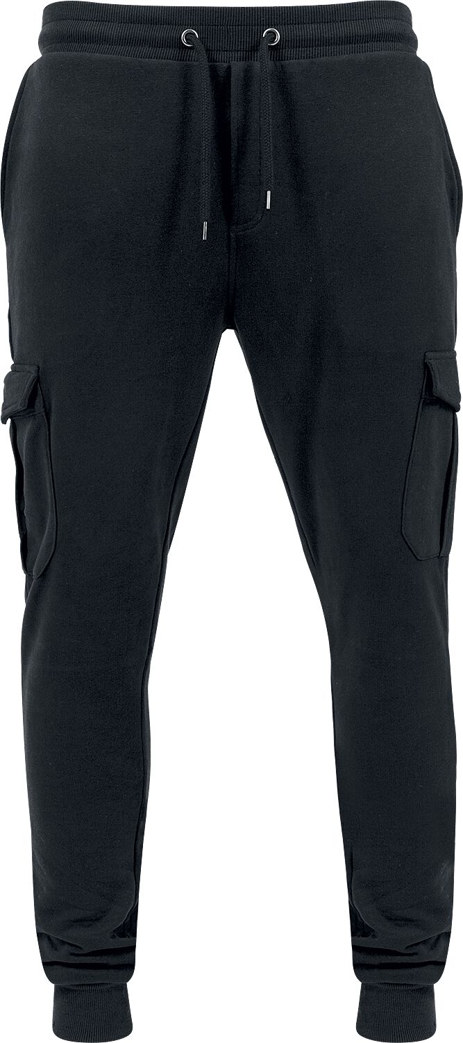 Urban Classics Fitted Cargo Sweatpants Trainingshose schwarz in L von Urban Classics