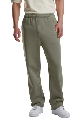 Urban Classics Fluffy Trackpants paleolive, XS Urban Classics Fluffy Trackpants paleolive, XS von Urban Classics
