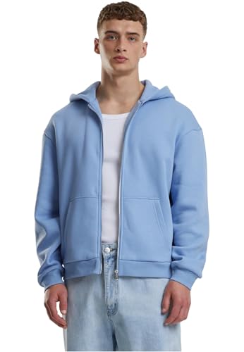 Urban Classics Fluffy Zip Cardigan PowderBlue, 4XL von Urban Classics
