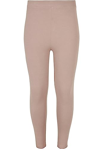 Urban Classics Girl's Girls High Waist Jersey Leggings, duskrose, 146/152 von Urban Classics