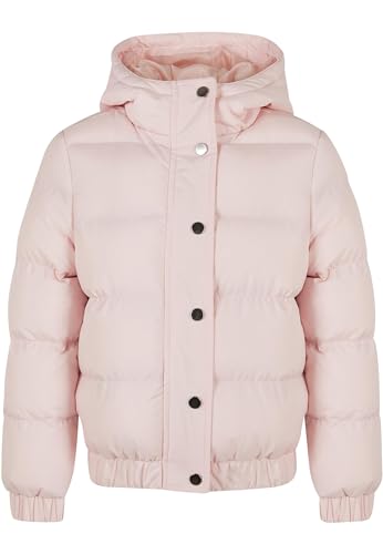 Urban Classics Girl's Girls Hooded Puffer Jacket Jacke, pink, 158/164 von Urban Classics
