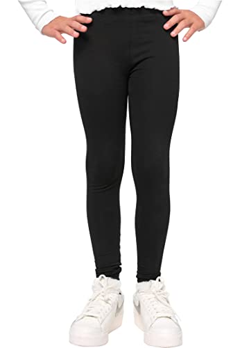 Urban Classics Girl's Girls Jersey 2-Pack Leggings, Black/Black, 110/116 von Urban Classics