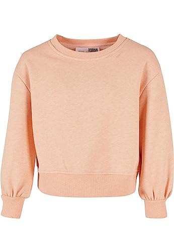 Urban Classics Girl's UCK4102-Girls Oversized Color Crewneck Sweatshirt, Papaya Melange, 122/128 von Urban Classics