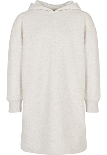 Urban Classics Girl's Girls Oversized Terry Hoody Casual Dress, lightgrey, 122/128 von Urban Classics