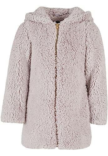 Urban Classics Girl's Girls Sherpa Jacket Jacke, warmgrey, 110/116 von Urban Classics