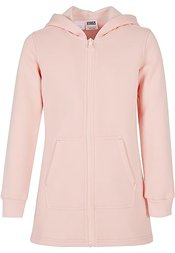 Urban Classics Girl's Girls Sweat Parka Sweatshirt, pink, 110/116 von Urban Classics