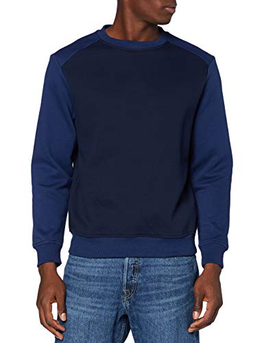 Urban Classics Herren 2-Tone Fake Raglan Crew Sweatshirts, midnightnavy/darkblue, XL von Urban Classics