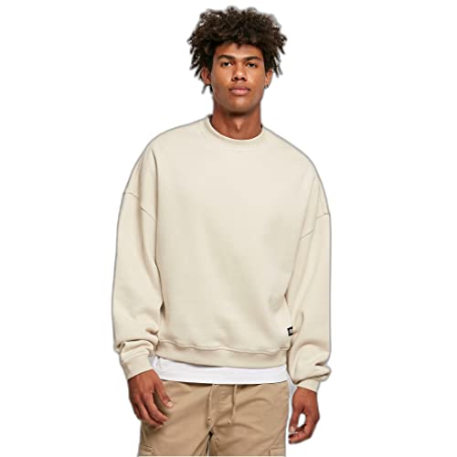 Urban Classics Herren 80's Crewneck Sweatshirt, softseagrass, 5XL von Urban Classics