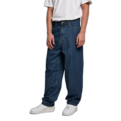 Urban Classics Herren 90‘s Jeans, mid indigo washed, 36 von Urban Classics