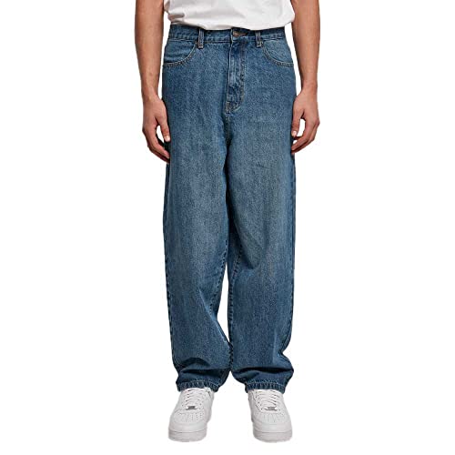 Urban Classics Herren 90‘s Jeans, middeepblue, 36 von Urban Classics