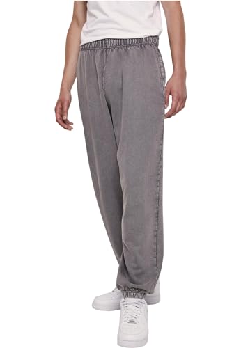 Urban Classics Herren Acid Wash Sweatpants Hose, Asphalt, 27-32 von Urban Classics