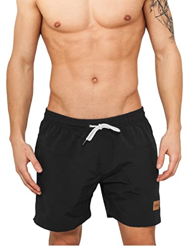 Urban Classics Herren Badehose Block Swim Shorts, Badehose für Männer, schnell trocknend, erhältlich in vielen Farbvarianten, Größen XS-5XL von Urban Classics