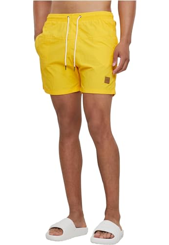 Urban Classics Herren Badehose Block Swim Shorts, Badehose für Männer, schnell trocknend, erhältlich in vielen Farbvarianten, Größen XS-5XL von Urban Classics
