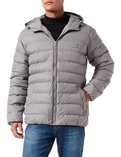 Urban Classics Herren Basic Bubble Jacket Jacke, Asphalt, 4XL von Urban Classics