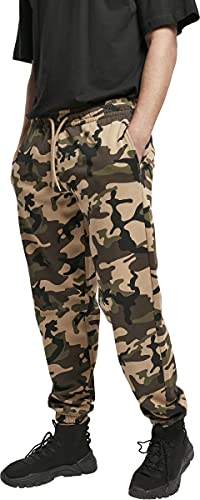 Urban Classics Herren Basic Camo Sweatpants 2.12 Freizeithose, Wood Camouflage, M von Urban Classics