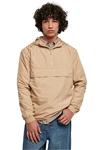 Urban Classics Herren Basic Pull Over Jacket unionbeige, XL von Urban Classics