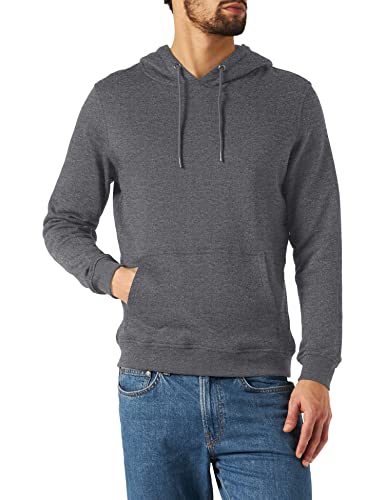 Urban Classics Herren Basic Sweat Hoody Kapuzenpullover, Grau (Charcoal 00091), Medium (Herstellergröße: M) von Urban Classics