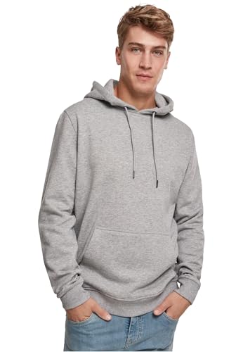 Urban Classics Herren Basic Sweat Hoody Kapuzenpullover,, per pack Grau (Grey 00111), X-Small (Herstellergröße: XS) von Urban Classics