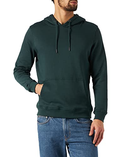 Urban Classics Herren Basic Sweat Hoody Kapuzenpullover, Grün (Bottlegreen 02245), Small (Herstellergröße: S) von Urban Classics