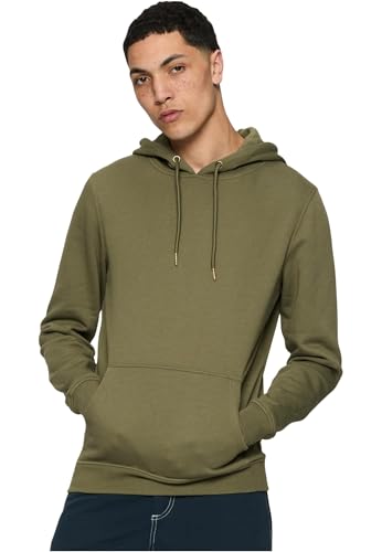 Urban Classics Herren Basic Sweat Hoody Kapuzenpullover, Olive, L EU von Urban Classics