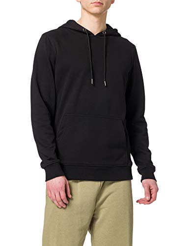 Urban Classics Herren Basic Terry Hoody Kapuzenpullover, Black, XXL von Urban Classics