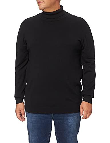 Urban Classics Herren Basic Turtleneck Sweater Sweatshirts, Black, XL von Urban Classics