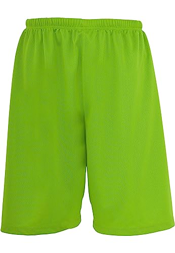 Urban Classics Herren Cargo Sportshorts Bball Mesh Shorts TB046, Gr. W30 (Herstellergröße: S), Grün (Limegreen 00146) von Urban Classics