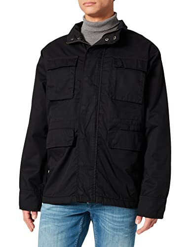 Urban Classics Herren Big M-65 Jacket Jacke, Black, L von Urban Classics