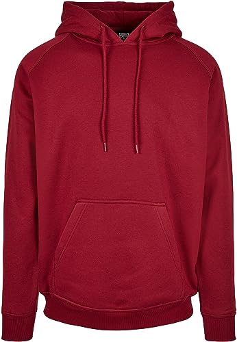 Urban Classics Herren Blank Hoody Kapuzenpullover, burgundy, L von Urban Classics