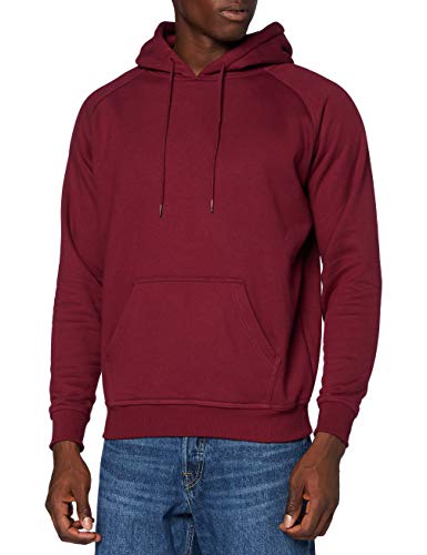 Urban Classics Herren Blank Hoody Kapuzenpullover, burgundy, M von Urban Classics