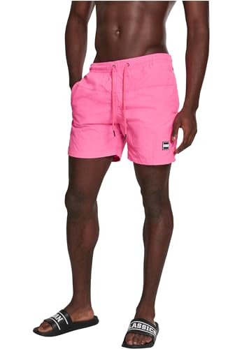 Urban Classics Herren Badehose Block Swim Shorts, Badehose für Männer, schnell trocknend, erhältlich in vielen Farbvarianten, Größen XS-5XL von Urban Classics