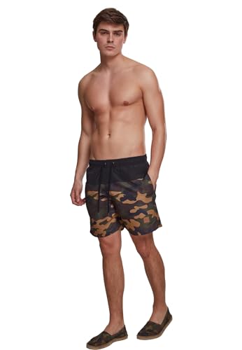 Urban Classics Herren Badehose Block Swim Shorts, Badehose für Männer, schnell trocknend, erhältlich in vielen Farbvarianten, Größen XS-5XL von Urban Classics