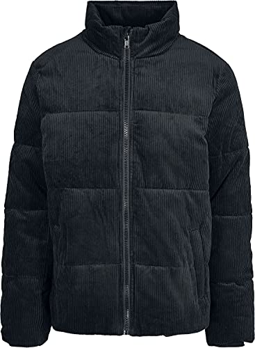 Urban Classics Herren Boxy Corduroy Puffer Jacket Jacken, Schwarz, S EU von Urban Classics