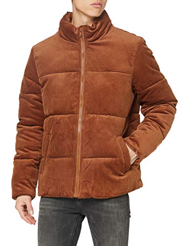 Urban Classics Herren TB3811-Boxy Corduroy Puffer Jacket Jacken, Toffee, M von Urban Classics