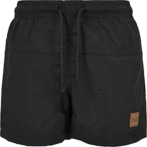 Urban Classics Herren Boys Block badeshorts Badehose, Schwarz, 110-116 EU von Urban Classics