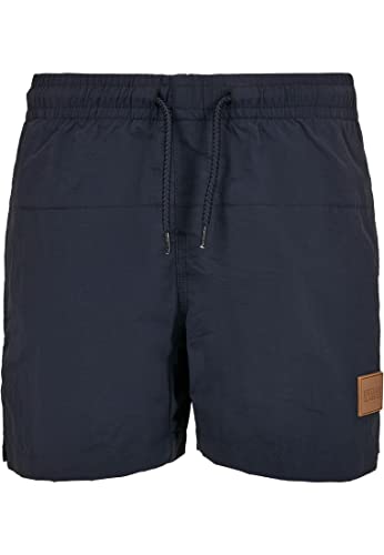 Urban Classics Herren Boys Block Swim Shorts Badehose, Navy, 146/152 von Urban Classics