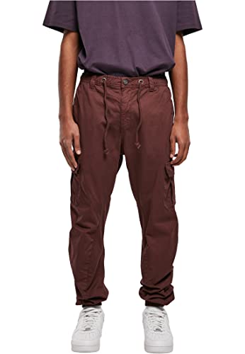 Urban Classics Herren Cargo Jogging Pants, Cherry, L von Urban Classics