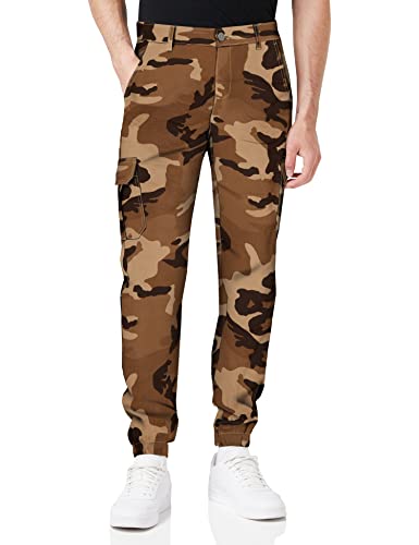 Urban Classics Herren Cargo Jogging Pants 2.0 Hose, darkground camo, 38 von Urban Classics