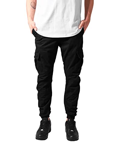 Urban Classics Herren Cargo Jogging Pants Cargos, Black, XS von Urban Classics