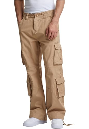 Urban Classics Herren Cargohose Double Cargo Pants, Cargohose für Männer, Regular Fit, erhältlich, Größen 28-44 von Urban Classics