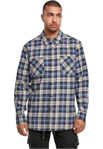 Urban Classics Herren Checked Roots Shirt Hemd, darkblue/White, L Urban Classics Herren Checked Roots Shirt Hemd, darkblue/White, L von Urban Classics